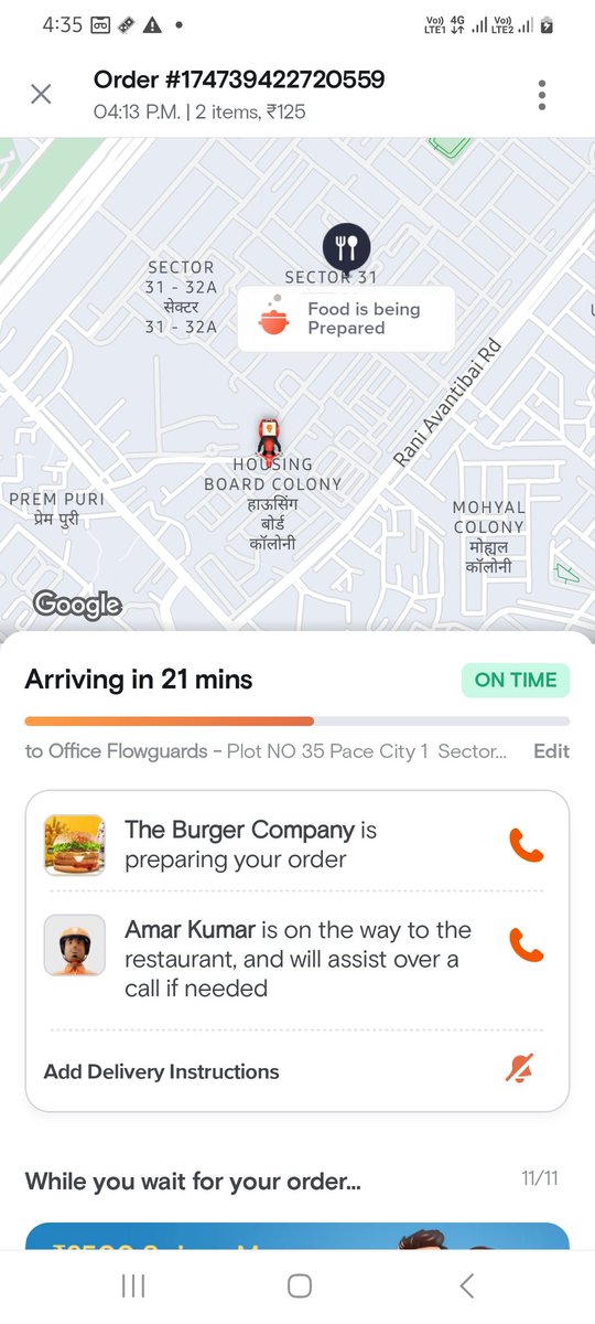 aman2014aha's tweet photo. Dear @Swiggy @SwiggyCares @SwiggyInstamart my this order is booked since 4 clock but till ow didn't get order and also this delivery partner talked very badly plz take strict action on this. https://t.co/uUs3usrKER