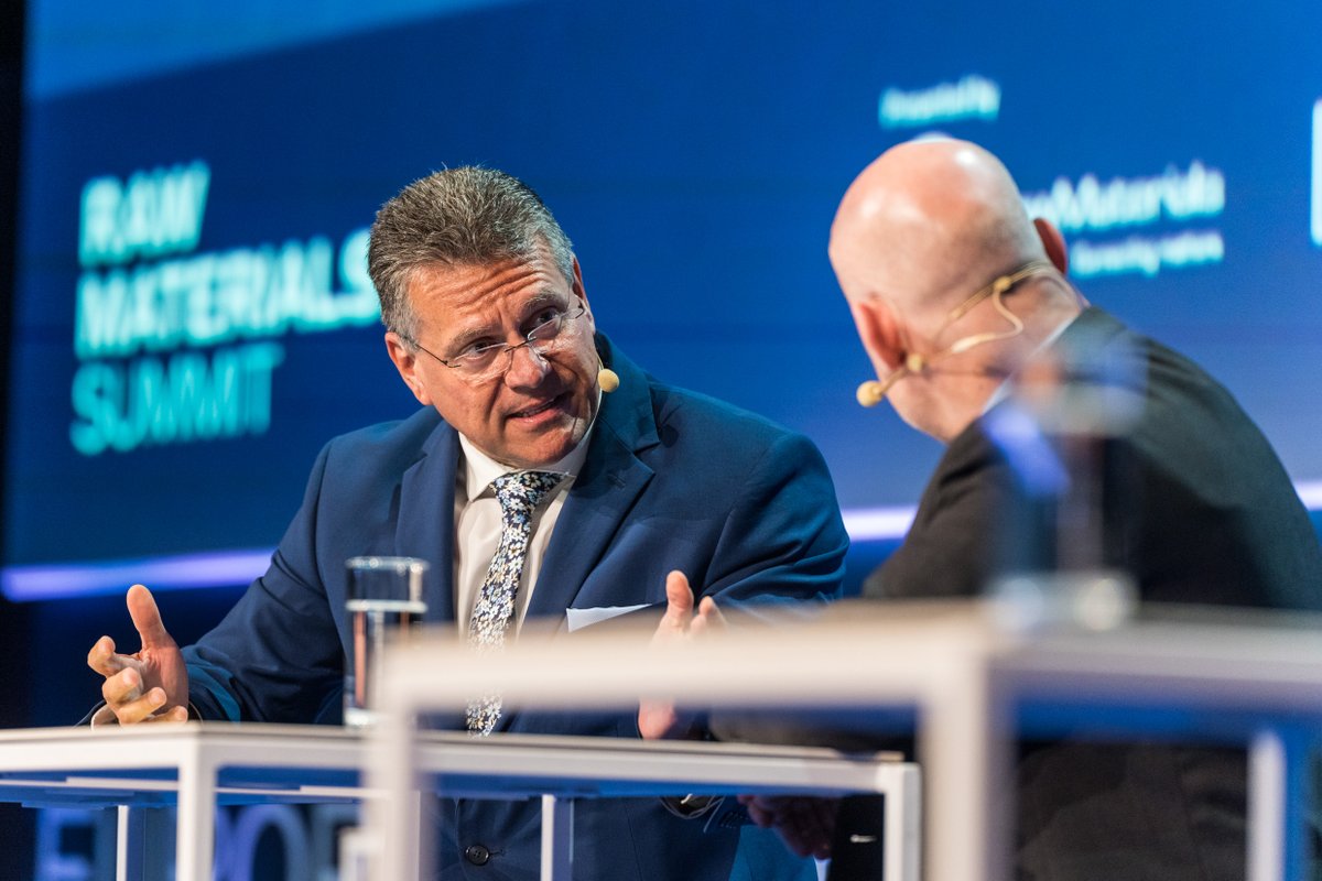 EIT RawMaterials 🇪🇺 (@eitrawmaterials) on Twitter photo What an honour to have <a href="/MarosSefcovic/">Maroš Šefčovič🇪🇺</a>, EVP, <a href="/EU_Commission/">European Commission</a>, open the #RMSummit2024, emphasising that Europe’s path towards climate neutrality is driven by reindustrialization & the importance of stimulating demand for #NetZero products through public procurement. 🇪🇺
#EUGreenDeal What an honour to have <a href="/MarosSefcovic/">Maroš Šefčovič🇪🇺</a>, EVP, <a href="/EU_Commission/">European Commission</a>, open the #RMSummit2024, emphasising that Europe’s path towards climate neutrality is driven by reindustrialization & the importance of stimulating demand for #NetZero products through public procurement. 🇪🇺
#EUGreenDeal
