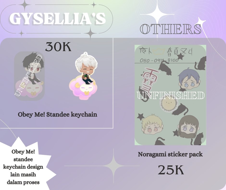 ( ❤️ + 🔄 are appreciated! )

Hello! My Mail Order for CF18 is now open!

📅 15 May – 29 May
⭐️ Chainsaw Man, Monet–Van Gogh etc. paintings, accessories, Noragami, Obey Me! 
🔗 docs.google.com/forms/d/e/1FAI…

#comifuro18 #cf18catalog #CF18