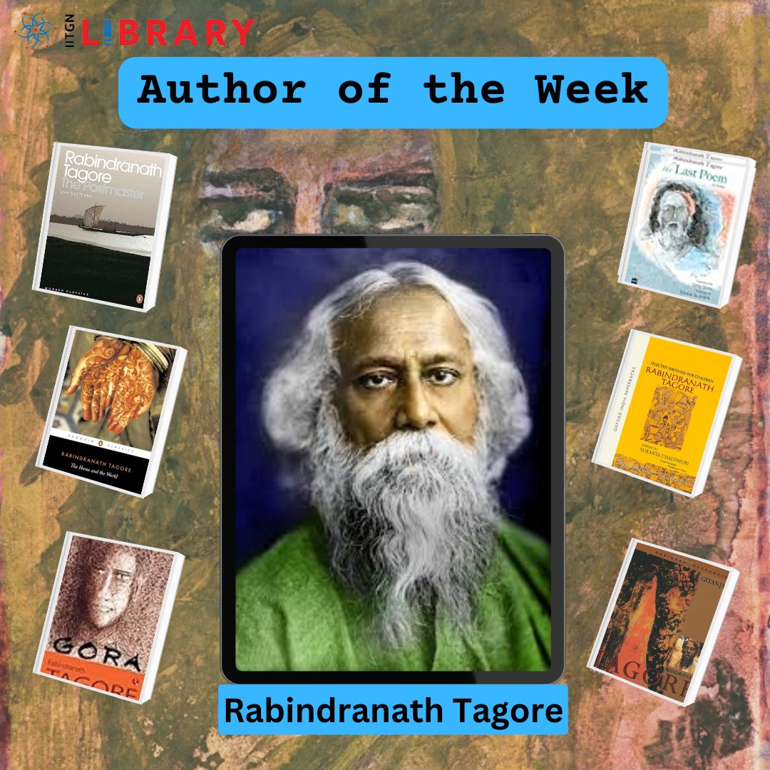 Celebrating the birth anniversary of Rabindranath Tagore with his work.

#nobellaureate #nobelliterature #bengaliliterature #author #library #iitgandhinagar