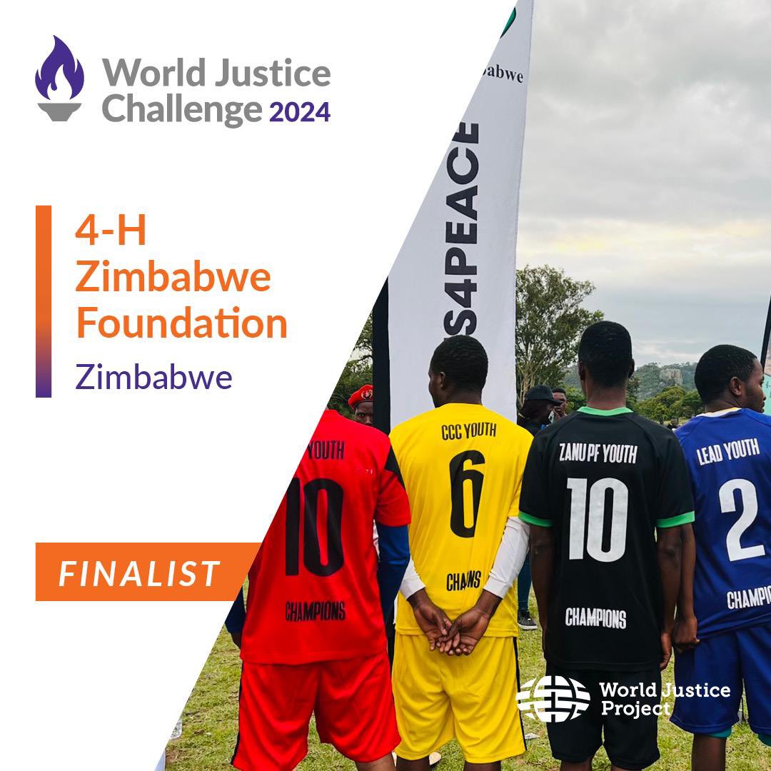 Breaking 💥 4-H Zimbabwe has been shortlisted by @TheWJP for Strengthening the Rule of Law foundation for democracy. 4-H has been recognised for it’s work in *Enhancing Meaningful Youth Participation in Natiional Development, Peace Building and Political Processes in Zimbabwe*