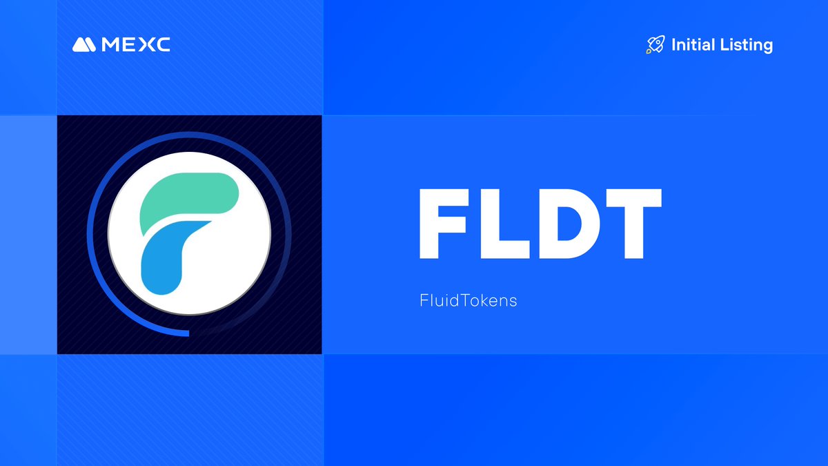 We're thrilled to announce that the @FluidTokens Launchpad has concluded and $FLDT will be listed on #MEXC! 🔹Deposit: Opened 🔹FLDT/USDT Trading in Innovation Zone: 2024-05-15 14:00 (UTC) Details: mexc.com/support/articl…