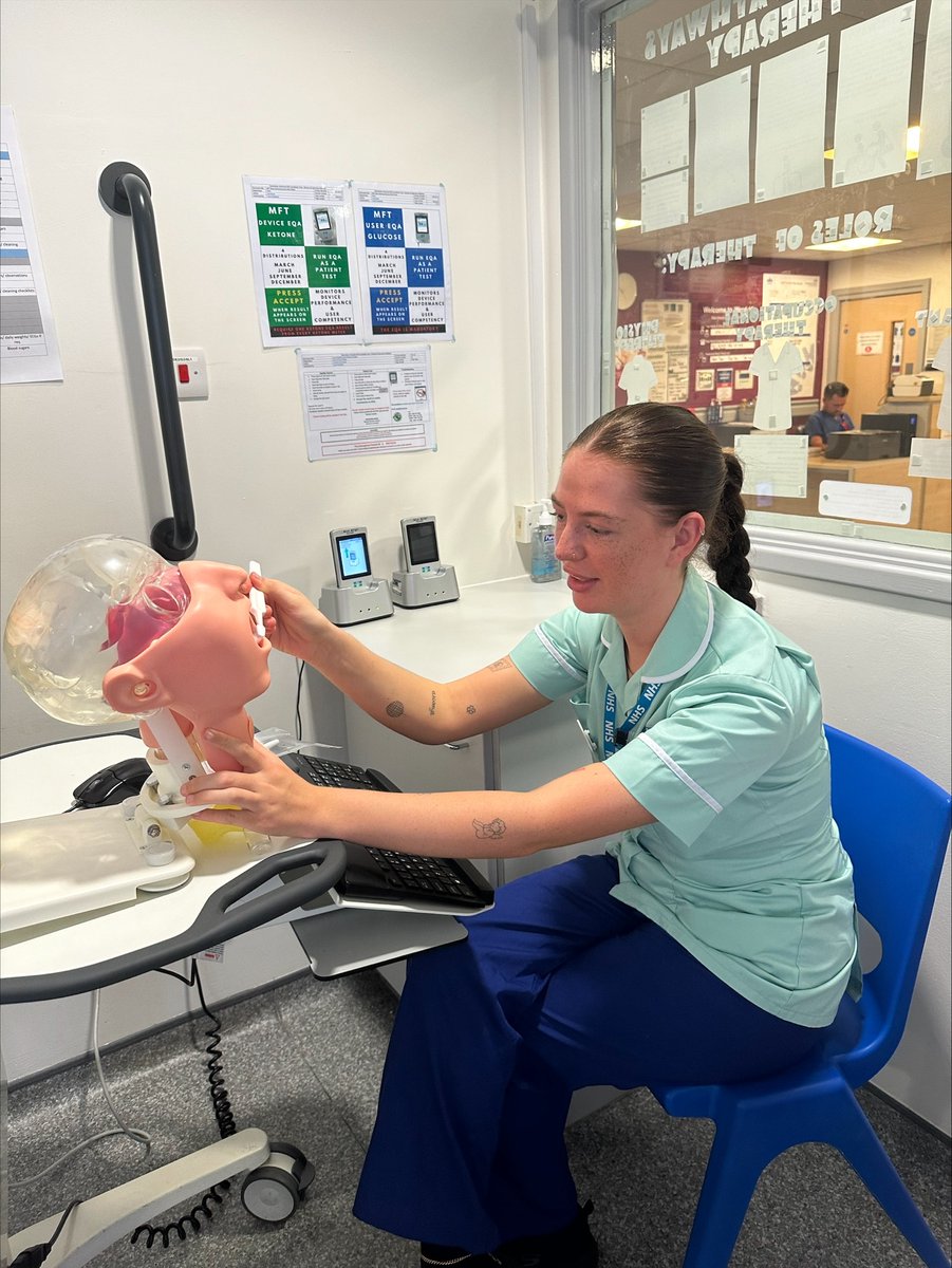 As part of national smile month, today we have Jo and Kenya from the dental hospital working with our staff and patients on the wards providing education for everyone! Great MDT work as part of #NationalSmileMonth @EllieMaher2 @morag_doherty @CarlyHoney_RGN @em_bensonmay