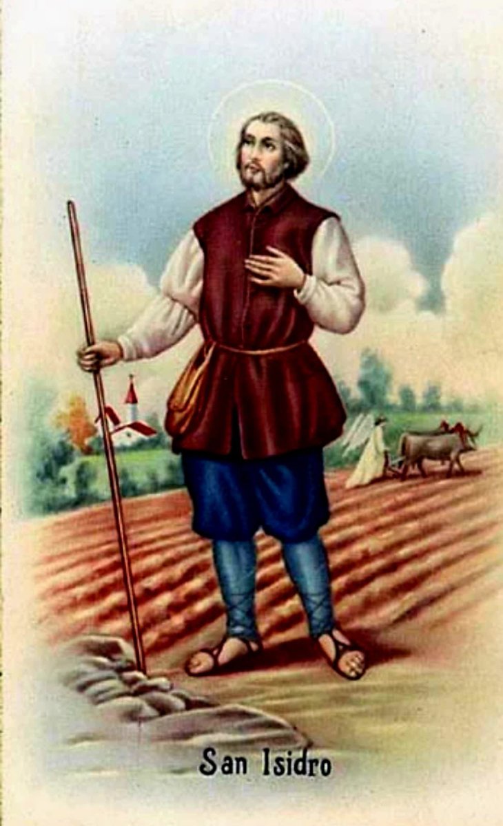 Hoy es el Día de San Isidro Labrador, Patrono de los Agricultores. Como siempre le pedimos que nos siga cuidando