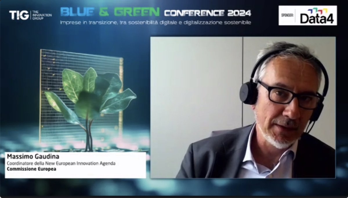 Come Europa non siamo un paese unico, abbiamo 27 politiche di innovazione e ciascuno ha il suo programma di finanziamento e di regole, anche nel mercato finanziario @MassimoGaudina, Coordinatore della New European Innovation Agenda presso la Commissione Europea #TIGbluegreen