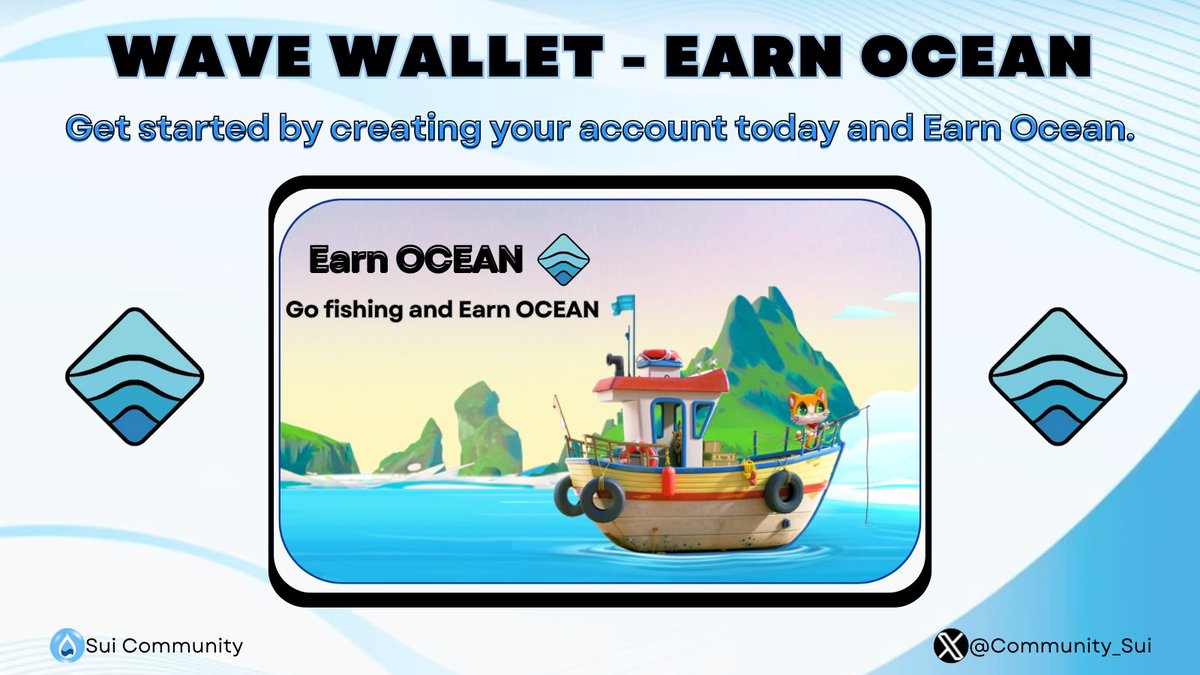 MINING $OCEAN TOKENS 🪂

Do you know $NOT? Now the @SuiNetwork has Wave Wallet - a Telegram-based wallet offering simplicity, security, and limitless earning potential within the SUI ecosystem.

▪️ Earn $OCEAN: t.me/waveonsuibot/w…

Dive into this opportunity, let's go👇