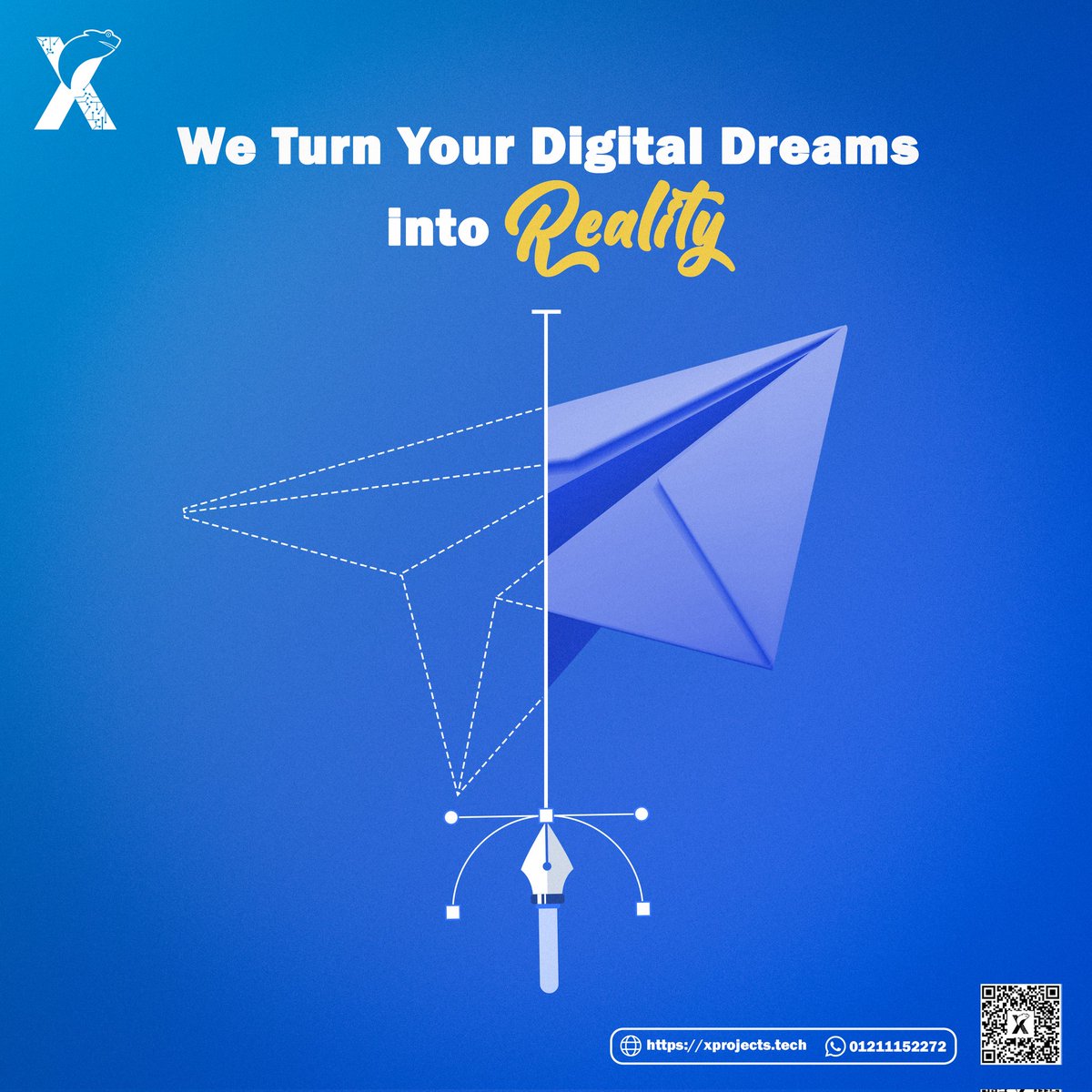 xprojects80's tweet image. 🌟💻 &quot;We Turn Your Digital Dreams into Reality&quot; with XProjects! 🚀✨

At XProjects, we&apos;re committed to transforming your digital aspirations into tangible success stories. Whether it&apos;s building a stunning website, developing a powerful app, #XProjects #DigitalTransformation
 💻🌟