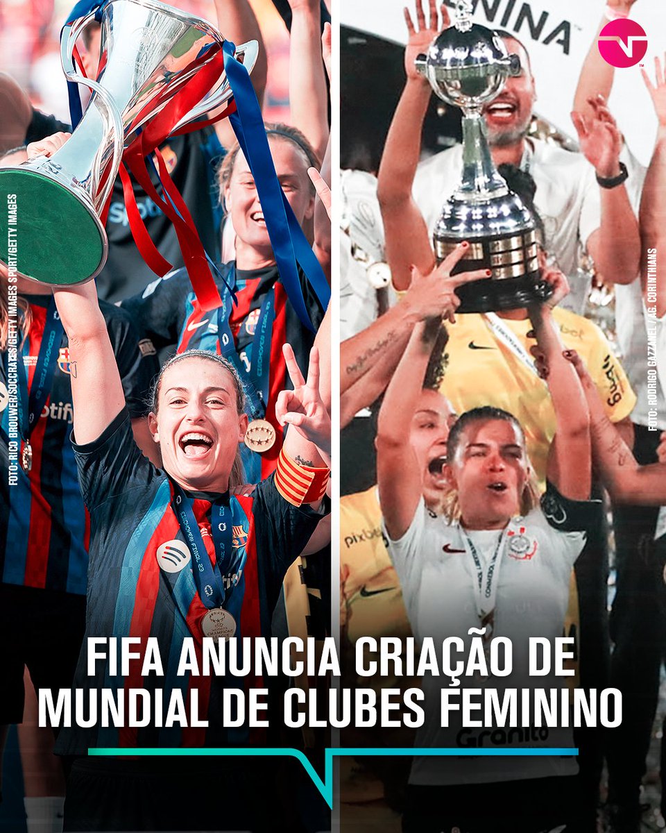 Vai ter Mundial de Clubes da FIFA feminino também! 🔥 A entidade anunciou a criação de um Super Mundial disputado por 16 times a cada quatro anos e também uma edição anual, mas ainda sem definição de participantes ou vias de classificação. 👏👏👏