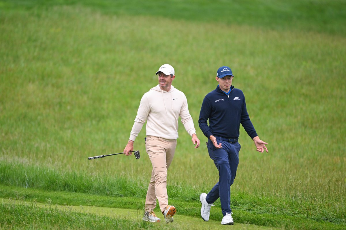 Rory McIlroy ditches wedding ring as he takes to the course for PGA Championship practice round irishstar.com/sport/golf/ror…