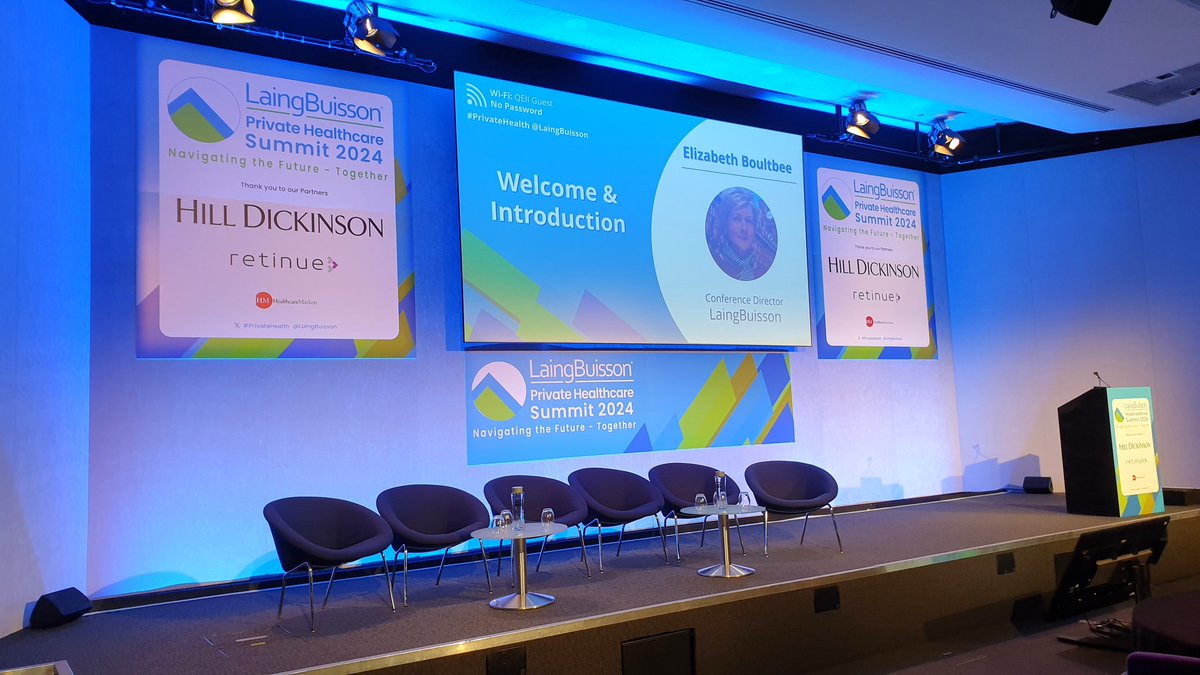We're excited to welcome everyone today to the Private Healthcare Summit 2024.

It will be a vibrant Summit with insightful discussions about the future of healthcare delivery. 

Looking for a specific session? View the full agenda here: laingbuissonevents.com/private-health… 

#PrivateHealth