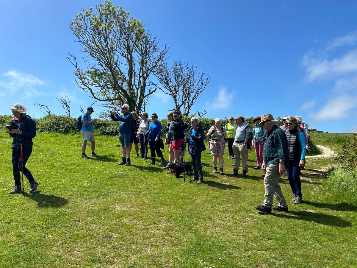 Just landed in our inbox📩 Check out these photos from this morning's 'The Freshwater Circle', a walk that included iconic views from @ntisleofwight's Tennyson Down and a stroll through the @FarringfordIOW Estate.🥾 Thanks to those who joined us and to Kelly for hosting!🤩