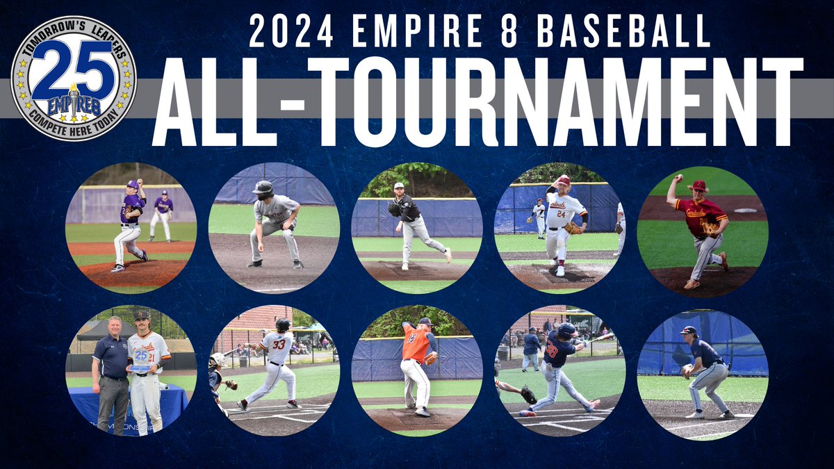 James Murphy of St. John Fisher Highlights 2024 Empire 8 Baseball Championship All-Tournament Team
empire8.com/news/2024/5/14…

#E8 #E8Proud #LeadersCompeteHere #WhyD3 #E825
