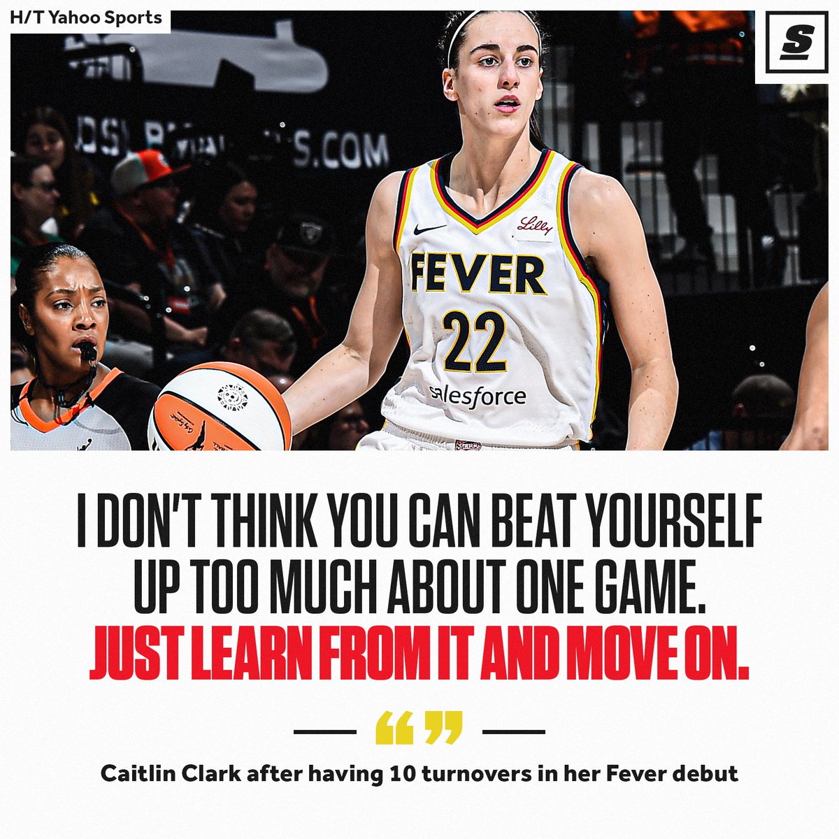 Caitlin Clark isn't letting her rocky start bring her down. 👀