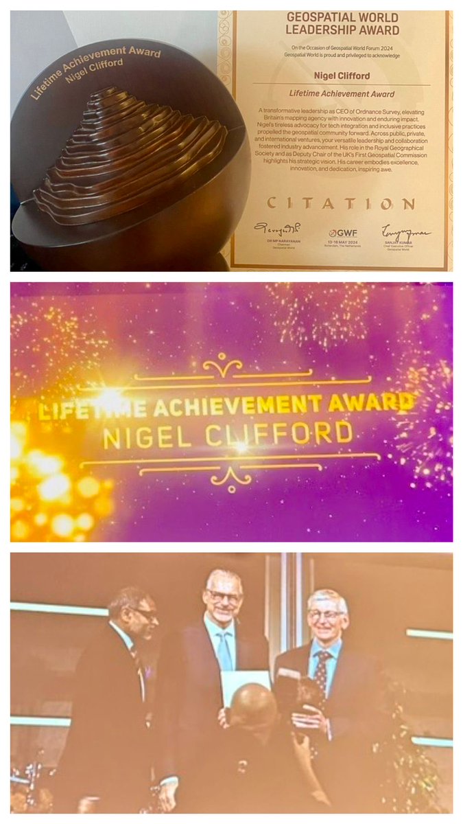 Nigel Clifford (@nigelclifford1) on Twitter photo Thanks to Greg Scott & fellow judges for this lovely award. It’s wonderful to be part of a global community making the world a better place…& thanks also to <a href="/sanjaykumar1970/">Sanjay Kumar</a> & Geospatial World Forum for hosting a great event. @geoworldmedia #GWF2024 Thanks to Greg Scott & fellow judges for this lovely award. It’s wonderful to be part of a global community making the world a better place…& thanks also to <a href="/sanjaykumar1970/">Sanjay Kumar</a> & Geospatial World Forum for hosting a great event. @geoworldmedia #GWF2024