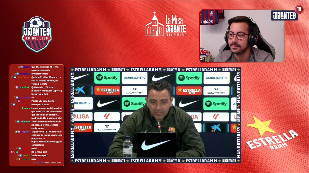 📺 DIRECTO @JijantesFC 🗣 Xavi: 'Esta temporada por desgracia hemos tenido muchas decepciones incluso mereciendo más en muchos partidos. No hemos competido bien en esos partidos. Por otro lado recuerdo el 0-4 en el campo del Madrid y lo guardo como buen recuerdo a nivel coral.