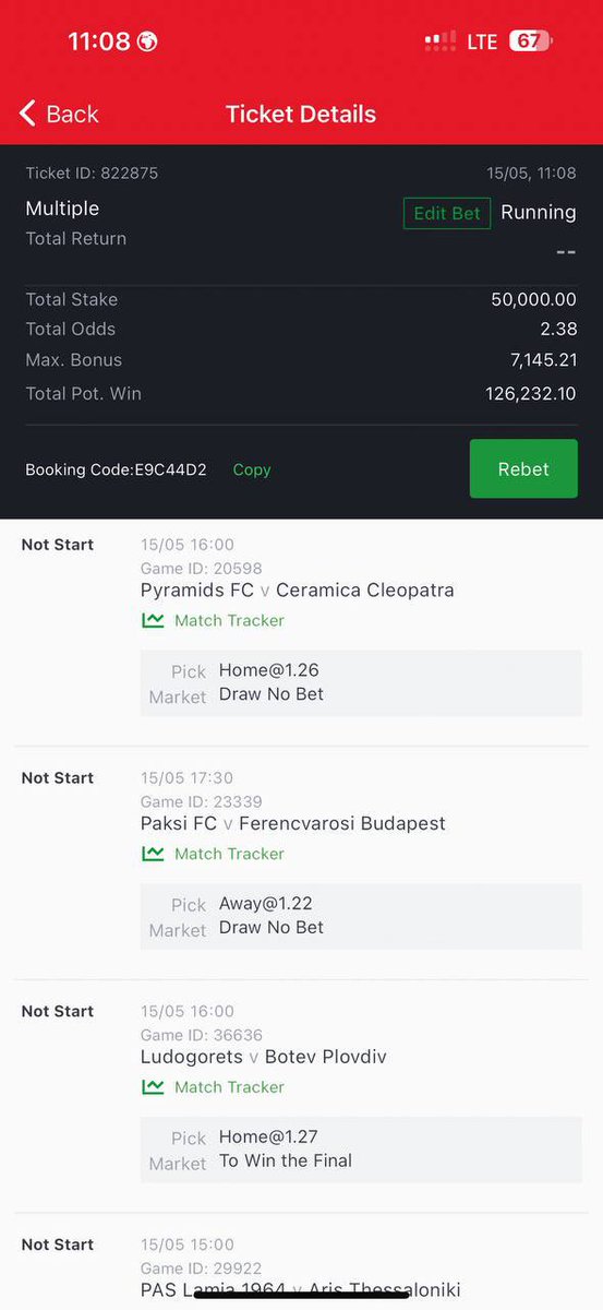 E9C44D2 

SPECIAL TWO ODDS 🍀✅

I STAKED 50k CEDIS 😊❤️

LETS BLESS THIS TICKET WITH RETWEET SO OTHERS CAN PLAY 🏆🎊