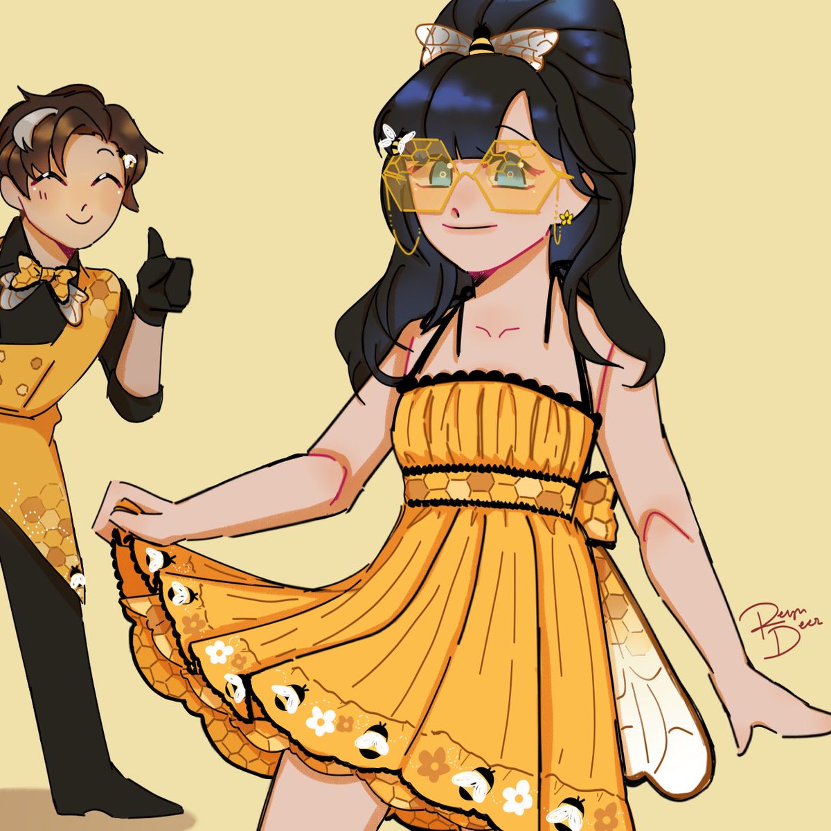 Ying in a bee dress🐝
(Cre: mochipanofficial on ig)
#TimelyOrange