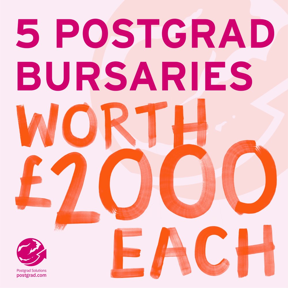 We’ve got bursaries worth £2,000 each for postgraduate courses taught at any university worldwide. Study full time, part time, online or via blended learning. January start dates 2024 & 2025 students are also eligible. Apply now > bit.ly/2m6GmqW