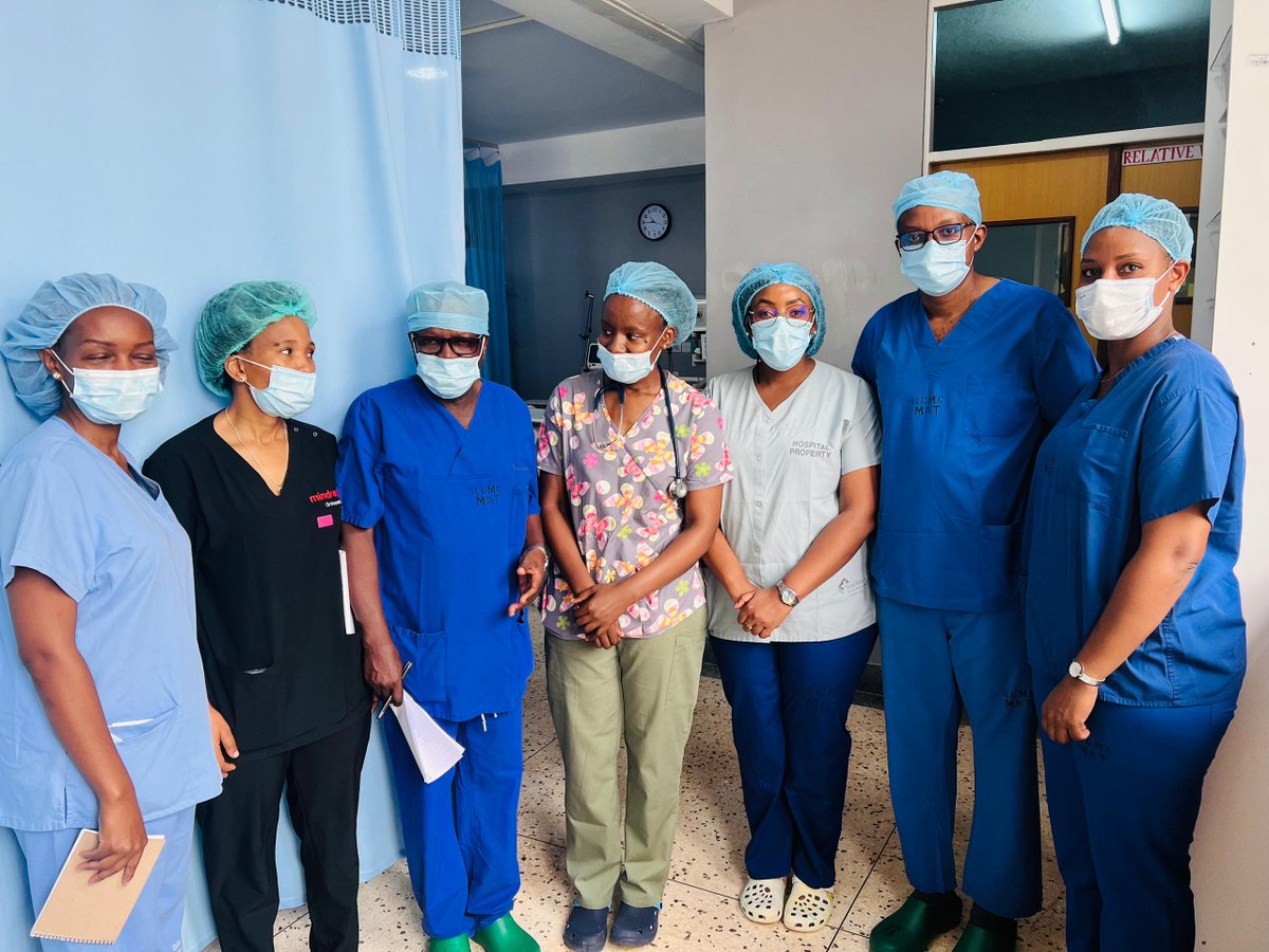 Prof. Joseph Kahamba & Dr. Paul Kisanga lead accreditation visit at Kilimanjaro Christian Medical College(@kcmucotz) hospital, backed by Edna Herman & Ronny Mollel. Elevating surgical training in Tanzania! #MedicalEducation #Accreditation