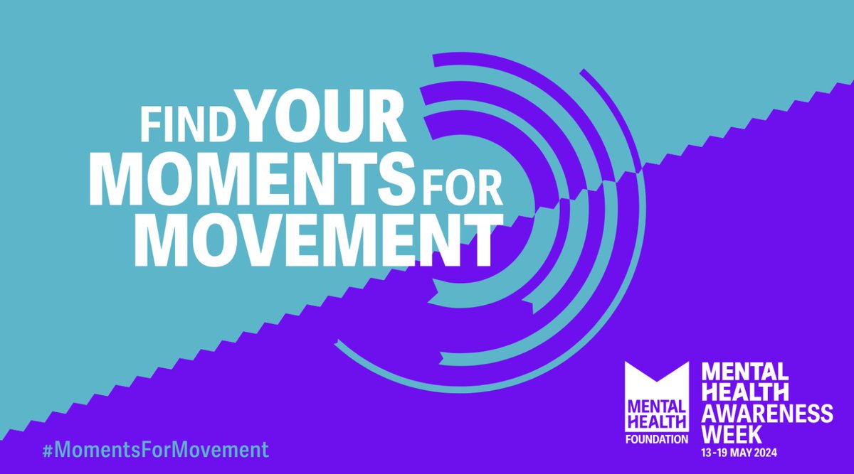 Mental Health Awareness Week is an opportunity to check on each other.  Everyone matters! #MomentsForMovement #Wellbeing #Care #SP