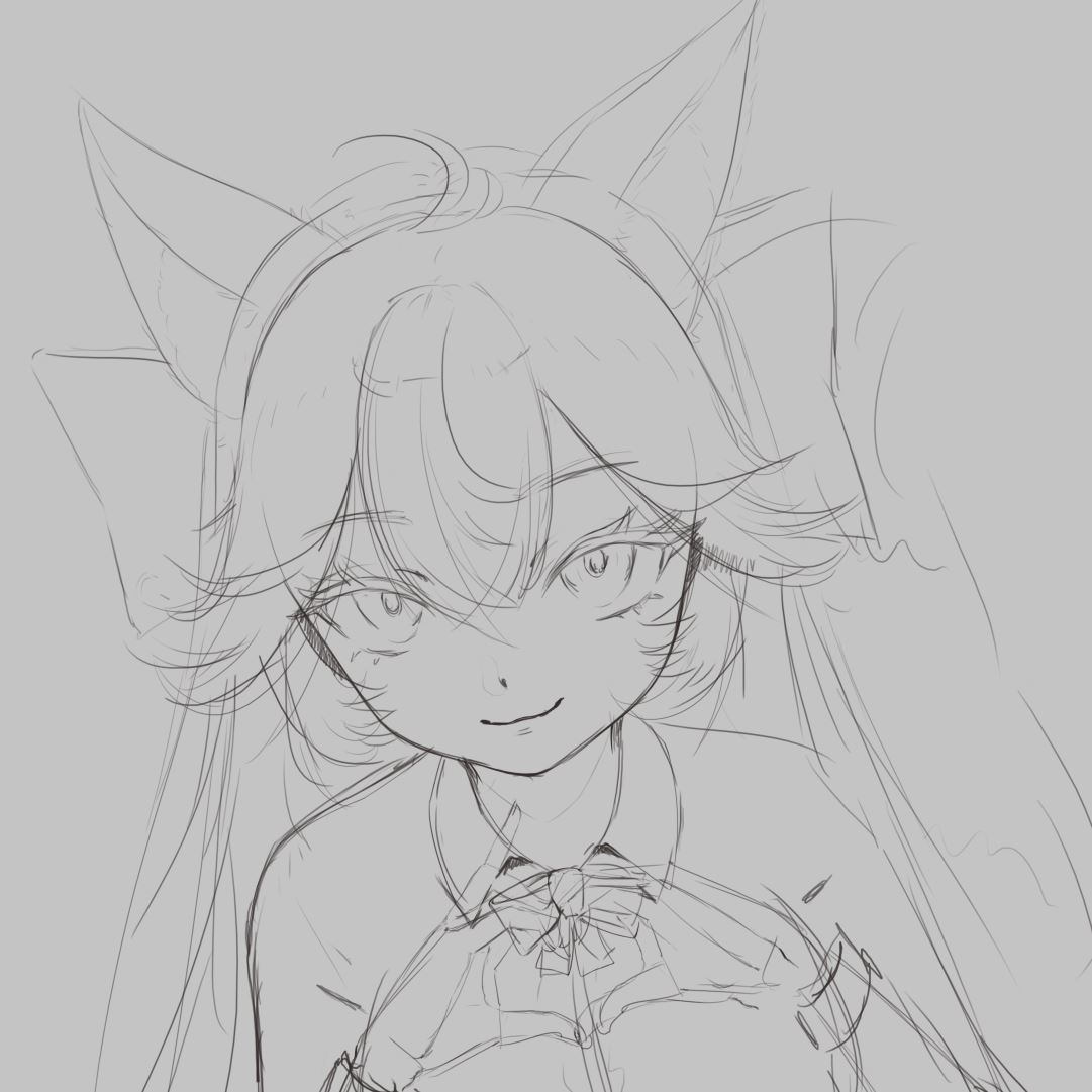 Ai Been getting me down passed 2 years but something sparked in me. I'LL JUST WORK HARDER! 
VERY rough sketch of Hapi just posting a wip because I know im going to get carried away with it.
