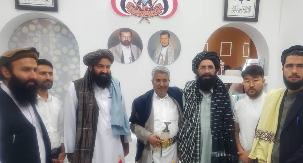 🏳️🇾🇪🇮🇷Des officiels talibans d'Afghanistan et d'Ansarallah du Yémen (Houthis) se rencontrant en Iran.