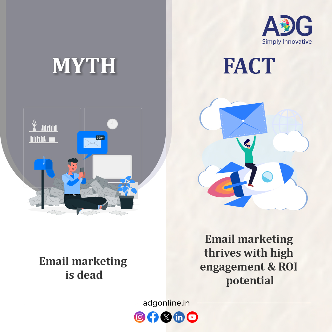 ADG proves email marketing is alive and thriving with top-tier engagement and ROI. That significantly enhances sales and leads for any business or company.

#adgonline #emailmarketing #engagement #ROI #leads