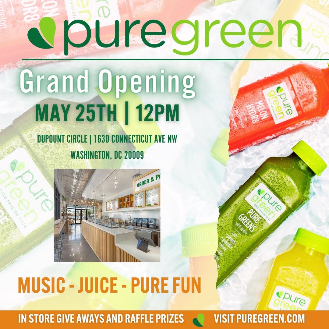 My heart rejoices this morning as last night we publicly announced the Grand Opening date of our Juice & Smoothie bar located in Washington D.C. #DupontCircle 🥹 it's here, it's happening! God kept his promises! 💚