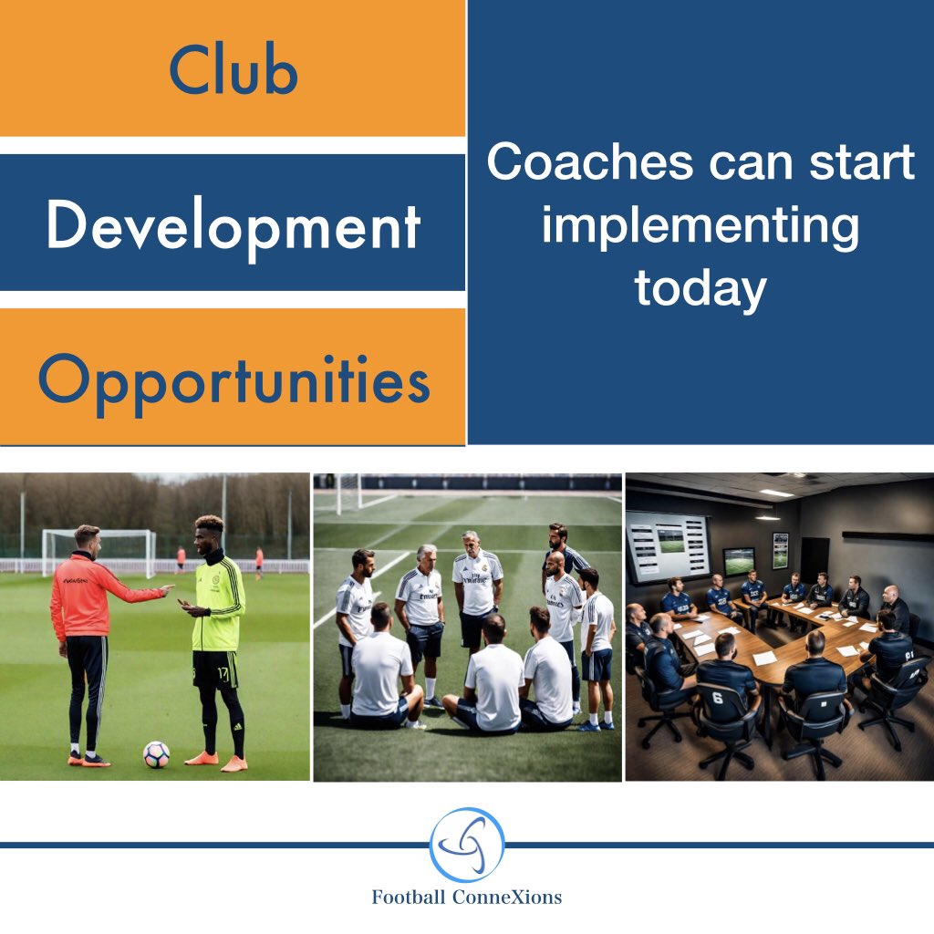 FootballConneXs's tweet image. What ‘value adds’ can you bring to your club to help with development? 

⬇️ Have a look at 8 options you can start today to help your club. 

#Football #PlayerDevelopment #ClubDevelopment #CoachDevelopment #FootballConneXions