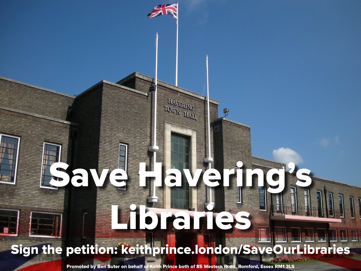 Five libraries across Havering are facing closure. We have to protect these vital community assets for the future. Sign the petition: keithprince.london/SaveOurLibrari…