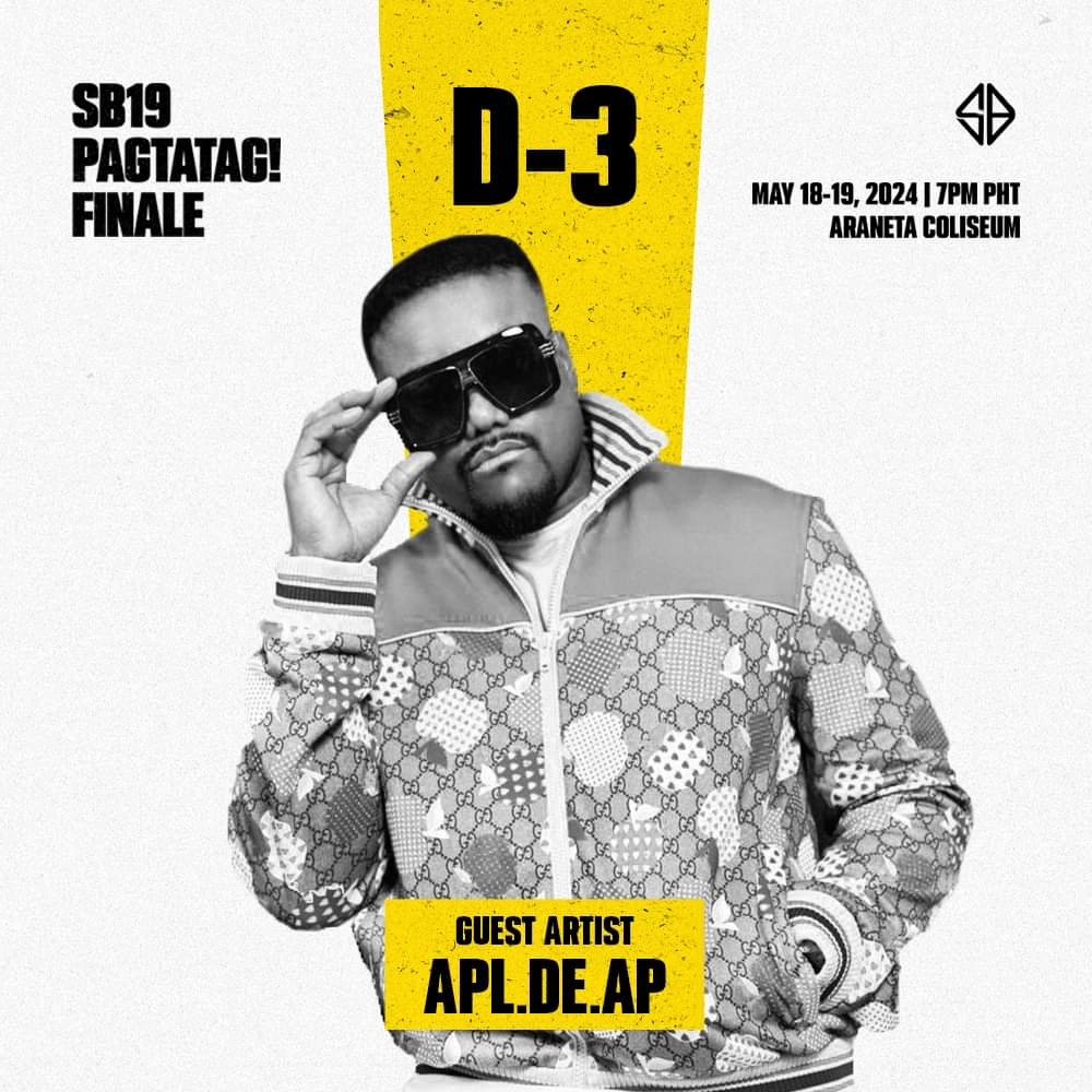 .@glocdash9 and @apldeap will be joining @SB19Official Pagtatag Finale show this weekend at @TheBigDome! #SB19 #PAGTATAG #SB19PAGTATAG #PAGTATAGWorldTour #PAGTATAGFINALE