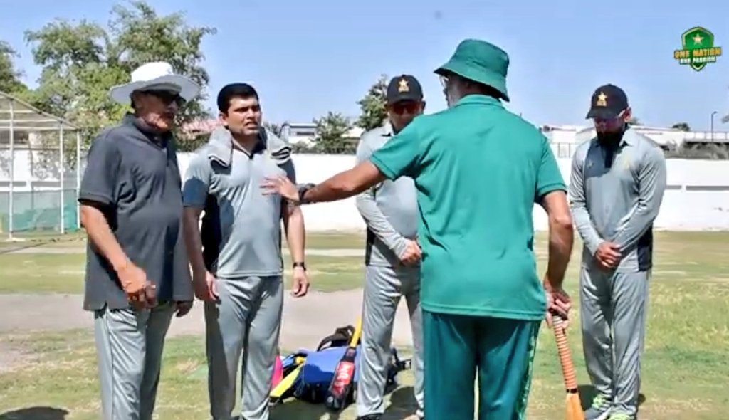 Muhammad Hafeez, Kamran Akmal, Imran Khan snr, Muhammad Irfan, Hassan Raza and some other players are attending PCB Level-2 coaching Program in Karachi