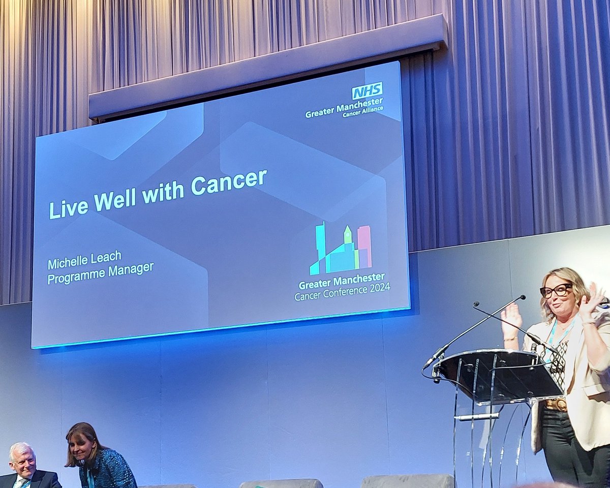 Mike Thorpe 🐝 @mike-thorpe.bsky.social (@mike_thorpe_) on Twitter photo <a href="/AndyBurnhamGM/">Andy Burnham</a> <a href="/MayorofGM/">Mayor of Greater Manchester</a> @PWMJohnson <a href="/TheChristieNHS/">The Christie NHS</a> The final speaker in this session is <a href="/ShellLeach/">Shell Leach</a> the Living Well with Cancer programme manager. Shell used to be a PPI manager with <a href="/GM_Cancer/">Greater Manchester Cancer Alliance</a> and actually recruited me to <a href="/GMCancerPPIE/">PPIE Greater Manchester Cancer Alliance</a>.
#GMCC24 <a href="/AndyBurnhamGM/">Andy Burnham</a> <a href="/MayorofGM/">Mayor of Greater Manchester</a> @PWMJohnson <a href="/TheChristieNHS/">The Christie NHS</a> The final speaker in this session is <a href="/ShellLeach/">Shell Leach</a> the Living Well with Cancer programme manager. Shell used to be a PPI manager with <a href="/GM_Cancer/">Greater Manchester Cancer Alliance</a> and actually recruited me to <a href="/GMCancerPPIE/">PPIE Greater Manchester Cancer Alliance</a>.
#GMCC24