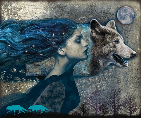 #FairyTaleTuesday In Estonian Folklore 'you lose your voice when a wolf secretly gazes at you – if you get a sore throat or other throat disease, the voice is requested back from the wolf' (Mare Kõiva, 2019) 🖼️-Made Balbat madebalbat.com