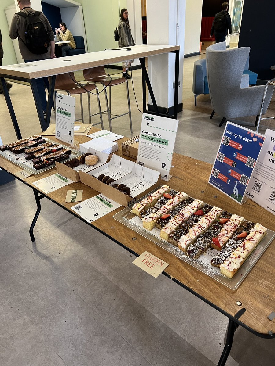 Did somebody say free cake!? 🍰 Swing by @LeedsUniUnion and fill out the Annual Travel Survey and to get your sweet treat (and be in with the chance of winning a £50 voucher 🤑) The survey is open to all staff and students at UOL! sustainability.leeds.ac.uk/news/annual-tr… @UoLStudents