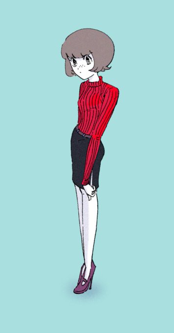 「pencil skirt」 illustration images(Latest｜RT&Fav:50)