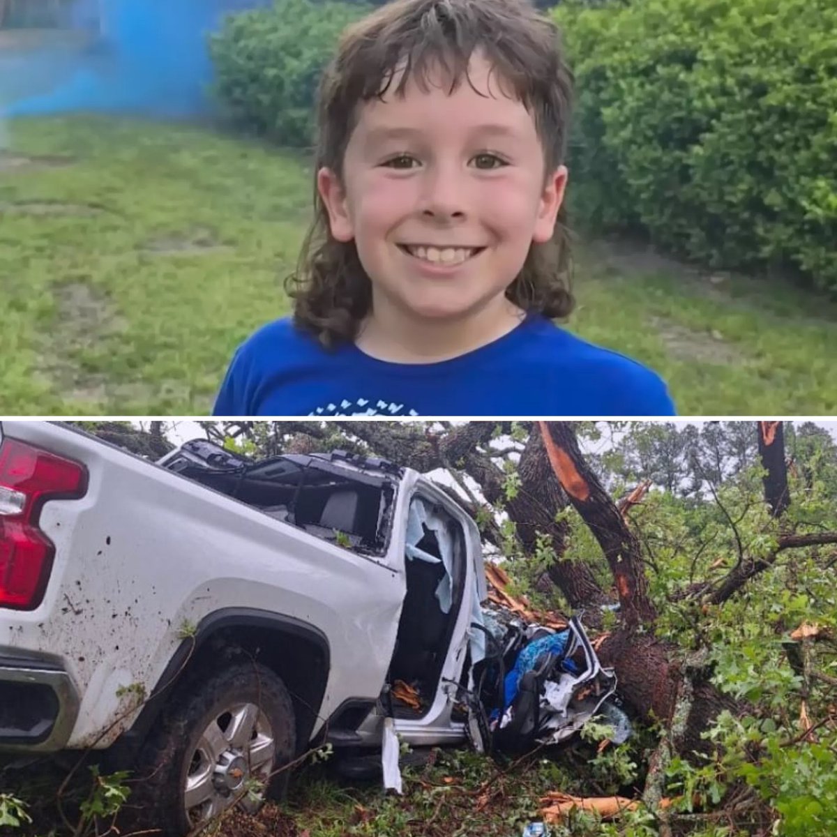 🇺🇲 Il sauve la vie de ses parents en pleine tornade ! Alors que les parents de Brandon étaient piégés dans leur voiture suite à un accident provoqué par une tornade, le garçon de 9 ans a couru pendant plusieurs kilomètres en pleine tempête pour trouver de l'aide ! 👏 (NYPost)