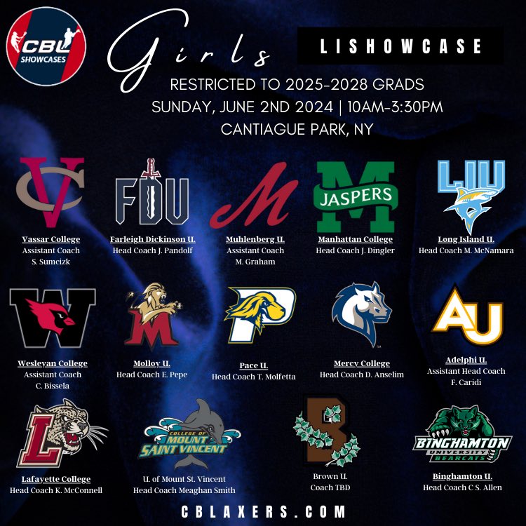 365Lax (@365lax) on Twitter photo Donβt Miss Out on our <a href="/CBLaxers/">CBLaxers.com</a> Summer Showcases this June!
Great Opportunity to get Top #Coaching by over 55+ #ncaa College Coaches & Exposure to get #recruited as we have helped over 600 players thus far!
Go to cblaxers.com to signup! Donβt Miss Out on our <a href="/CBLaxers/">CBLaxers.com</a> Summer Showcases this June!
Great Opportunity to get Top #Coaching by over 55+ #ncaa College Coaches & Exposure to get #recruited as we have helped over 600 players thus far!
Go to cblaxers.com to signup!
