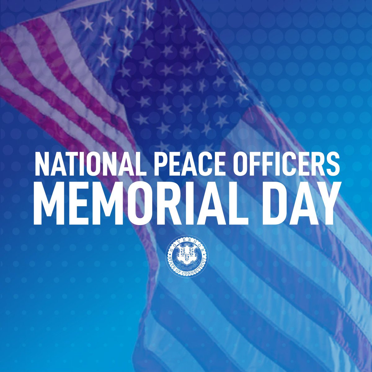 Today, on Peace Officers Memorial Day, we honor and remember all law enforcement heroes who were killed in the line of duty protecting our communities. I urge everybody to thank our law enforcement and keep those who have given their lives, and their families, in your prayers.