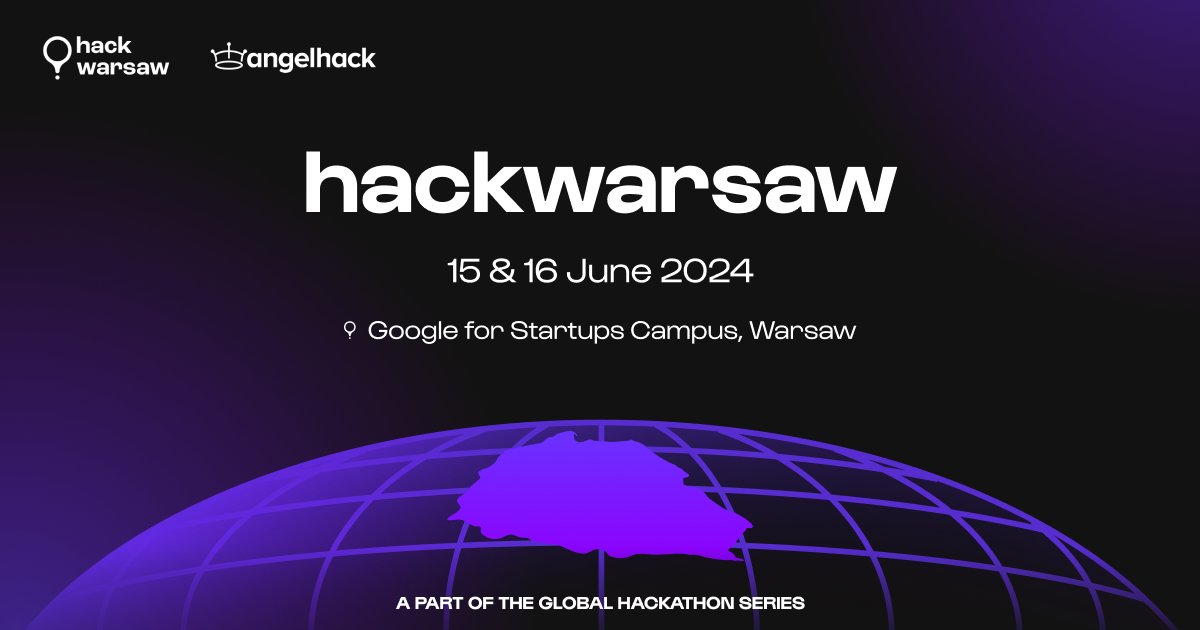 .<a href="/AngelHack/">AngelHack</a> is coming to Warsaw!

What to Expect?

🤝 Networking

💸 Prizes up to USD 3,000 for winners and a ticket to the global grand finals to compete for USD 100,000

You might snag a ticket for a fully paid trip (worth up to USD 20,000) to the Grand Finals in Singapore.