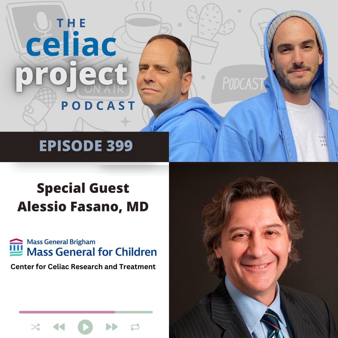 A very special #celiacawarenessmonth EP 399 of the podcast. Mike and Cam are joined by Dr. Alessio Fasano to talk about the state of #celiac disease; past present and future! For the first time you can watch on YouTube!!! youtu.be/EH2QhdGX6RQ