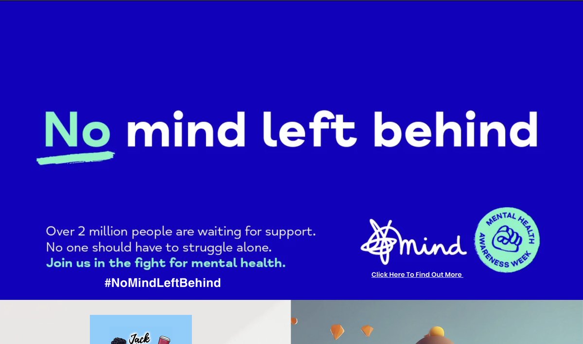 Here at jackdeyes.com, we're joining #MentalHealthAwarenessWeek to help spread awareness about #MentalHealth by adding the
@SolentMind banner to our blog. Did you know over 2 million people are waiting for NHS mental health services, and since 2017 the number of young