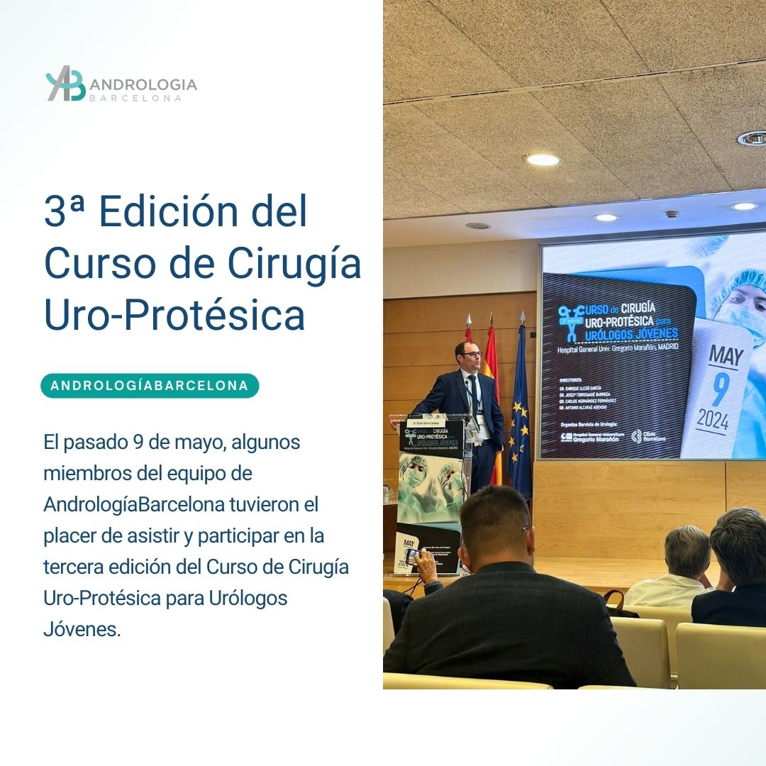 📍3a Edición del Curso de Cirugía Uro-Protésica para Urólogos Jóvenes.

Un año más, algunos de los miembros del equipo de AndrologíaBarcelona tuvieron el placer de participar en este maravilloso evento.