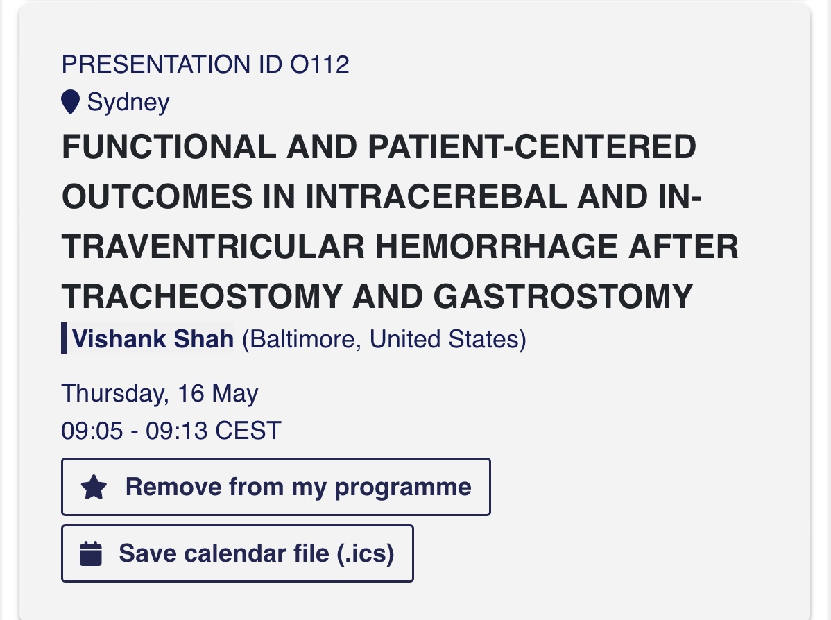 Come check out our work looking at patient-centered outcomes in the severemost ICH patients receiving tracheostomy and PEG and effect of these interventions on long-term HRQOL at #ESOC2024 @ESOstroke #strokesurvivorship #ichoutcomes @HopkinsNCCU  @WendyZiai