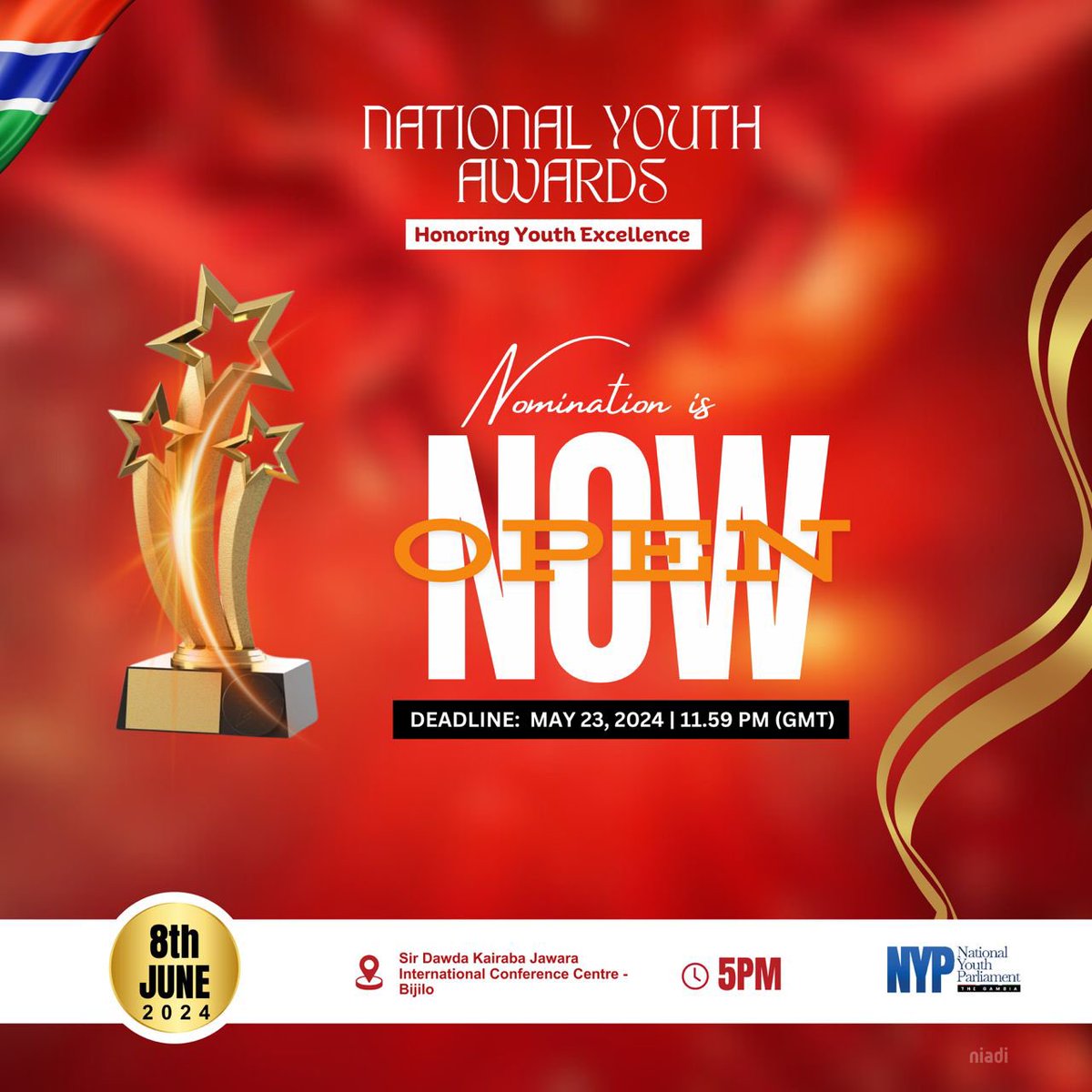 We are excited to announce that the nomination for the National Youth Awards is now open! This is your chance to recognize and celebrate the exceptional achievements and contributions of young individuals who are making a significant impact in their communities.