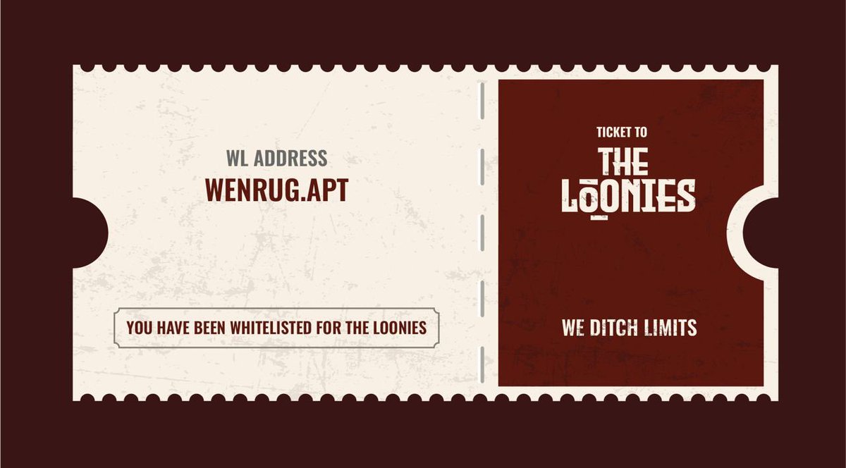 Gm my #Aptos fam!!! 

@theloonies_nft are coming to aptos and i just got my ticket 🫶🏻

Thank you @nrepesh 💚