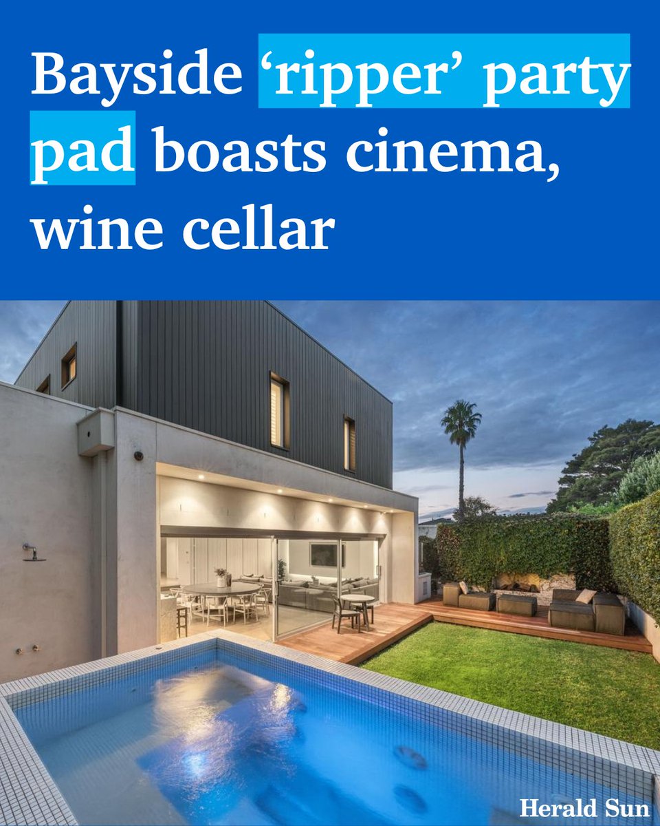 A suburban home boasting a cinema, wine cellar, plunge pool and sculptural ribbon-style staircase is for sale, tucked away in a street with a close-knit sense of community. See inside: bit.ly/3yhhXUx