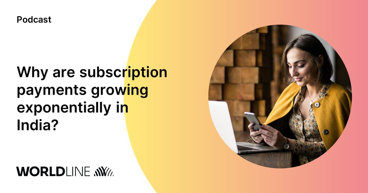 #podcast alert! 🔊 In this episode of #PayTechBytes, we are joined by our subscription business expert Ramakrishnan Ramamurthy who delves into the topic of ‘subscription-based economy and its evolution in India’. Listen now on: 💻 Worldline website: bit.ly/3UFINNS