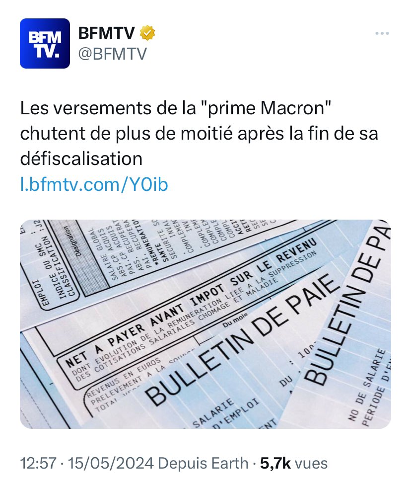 Des nouvelles des mesures « sociales » de Macron… l.bfmtv.com/Y0ib