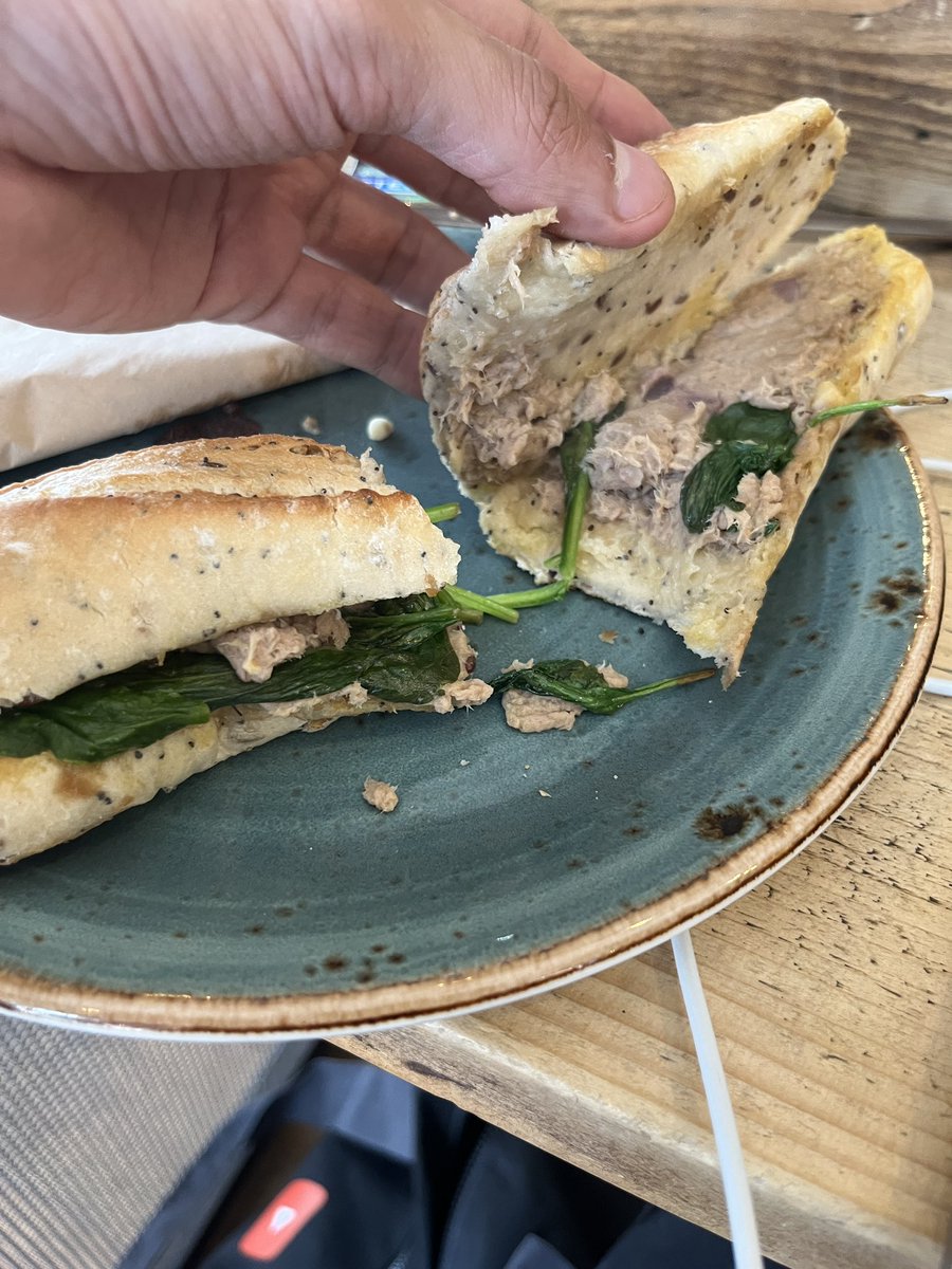 This soggy, tasteless, and feeble tuna sandwich just cost me £6 in London. Britain is falling.